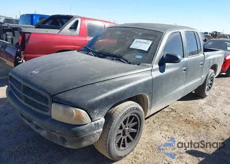 2000 Dodge Dakota Slt/Sport from USA, damaged, VIN 1B7GL2AX7YS775201
